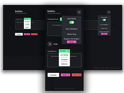 Babbler - Universal translator branding creative design design illustration illustrator material minimal mobile app design typography ui web