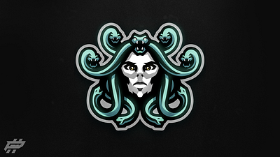 Medusa Mascot Logo angry art branding design e sports gorgon gorgone greece hair icon illustration logo mascot mascot logo medusa myth mythology snake vector women