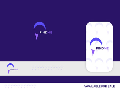 FINDME-LOCATION TRACER LOGO branding custom logo lettermark location logo logo logo design logodesign logotype minimal minimalist minimalist logo popular logo