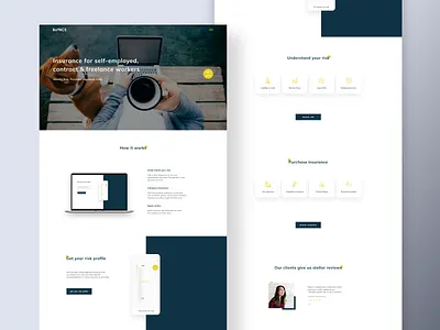 BOUNC3 website redesign design flat icon illustration illustrator minimal typography ui ux web