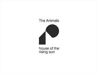 [ RIP ] House of the rising sun animal branding brandits geometry house logo memory minimal music rise sun