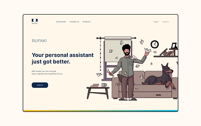 Landing page hero page design landing page product design ui ui ux webdesign