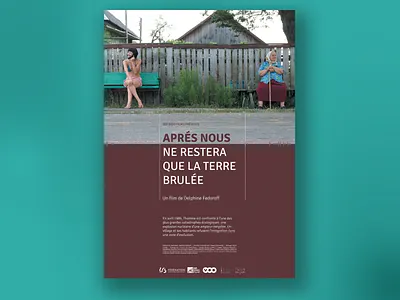 Après nous ne restera que la terre brûlée | Print poster design poster poster design print
