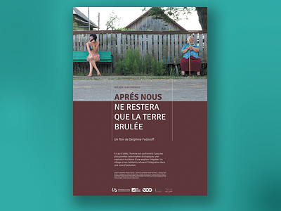 Après nous ne restera que la terre brûlée | Print poster design poster poster design print