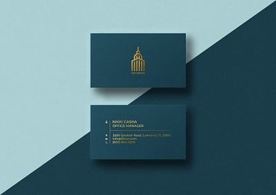 REALTY BUSINESS CARDS DESIGN adaptable brand identity branding business cards gold foil graphicdesign letterpress logo minimal minimalist modern monogram professional real estate realty