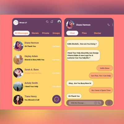 WhatsU Messaging App