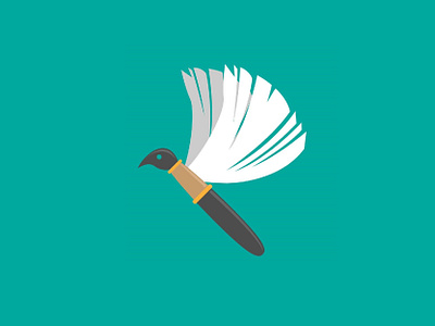 Writer Bird Logo bird book brand design brand identity branding brush designs flat design flat illustration graphic design identity indonesia designer logo logo design pen pencil vector visual identity write writer