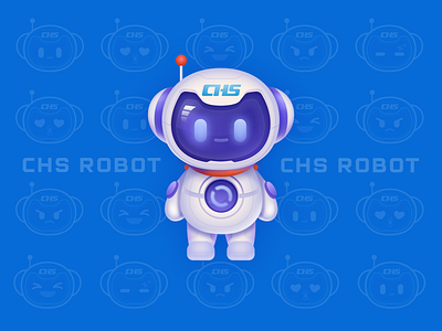 CHS ROBOT ai design icon illustration ps ui web 品牌 图标 设计