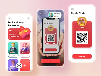 Lucky Money app app app design design mobile app mobile ui new new year ui