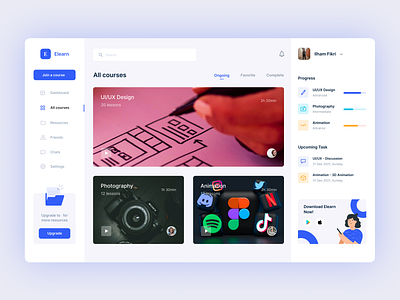 Elearn Dashboard - Dashboard dashboard dashboard app dashboard design dashboard ui design ui ui design uidesign uiux ux ux design uxdesign uxui webdesign website