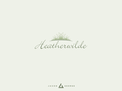 Heatherwilde branding design icon illustration logo vector