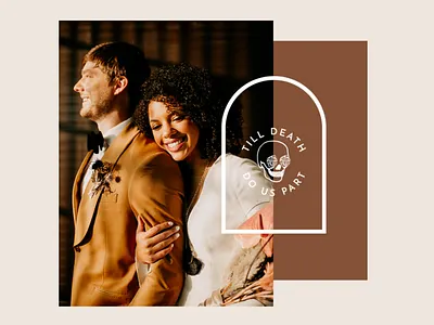 Till Death Do Us Part branding design illustrator logo photography