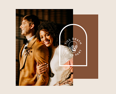 Till Death Do Us Part branding design illustrator logo photography