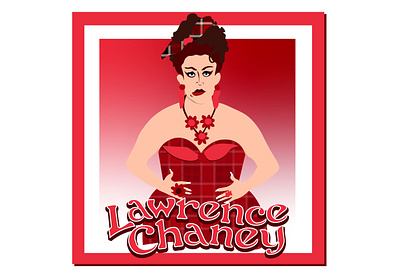 RuPaul UK Season 2 "Lawrence Chaney" design drag queen fan art funny graphic design illustration rupauls drag race