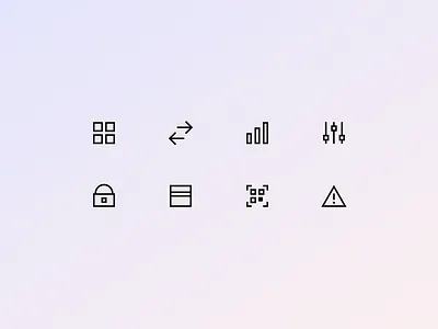 icons app bank banking clean concept design finance fintech gradient icon icons interaction interface ios mobile money simple ui ux