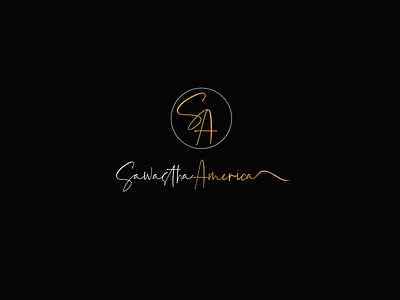 Swastha America brandlogo design graphic design graphic art logo logo design photoshop sa logo suraj chand swastha