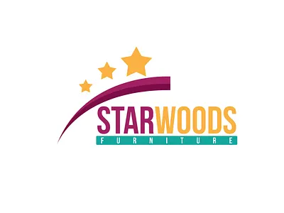 StarWoods Furniture Logo brandlogo design furniture logo graphic art logo logo design photoshop photoshop art starwoods