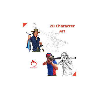 2D Character Art 3d background art 3d character art appdevelopmentcompanies character art concept art conceptart design game art illustration