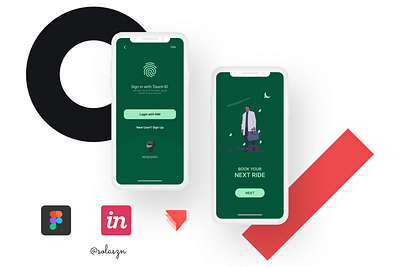 Train Booking App app design endsars figma illustration login minimalist mobile app mobile app design onboarding sola ticket booking touch id ui ux vector