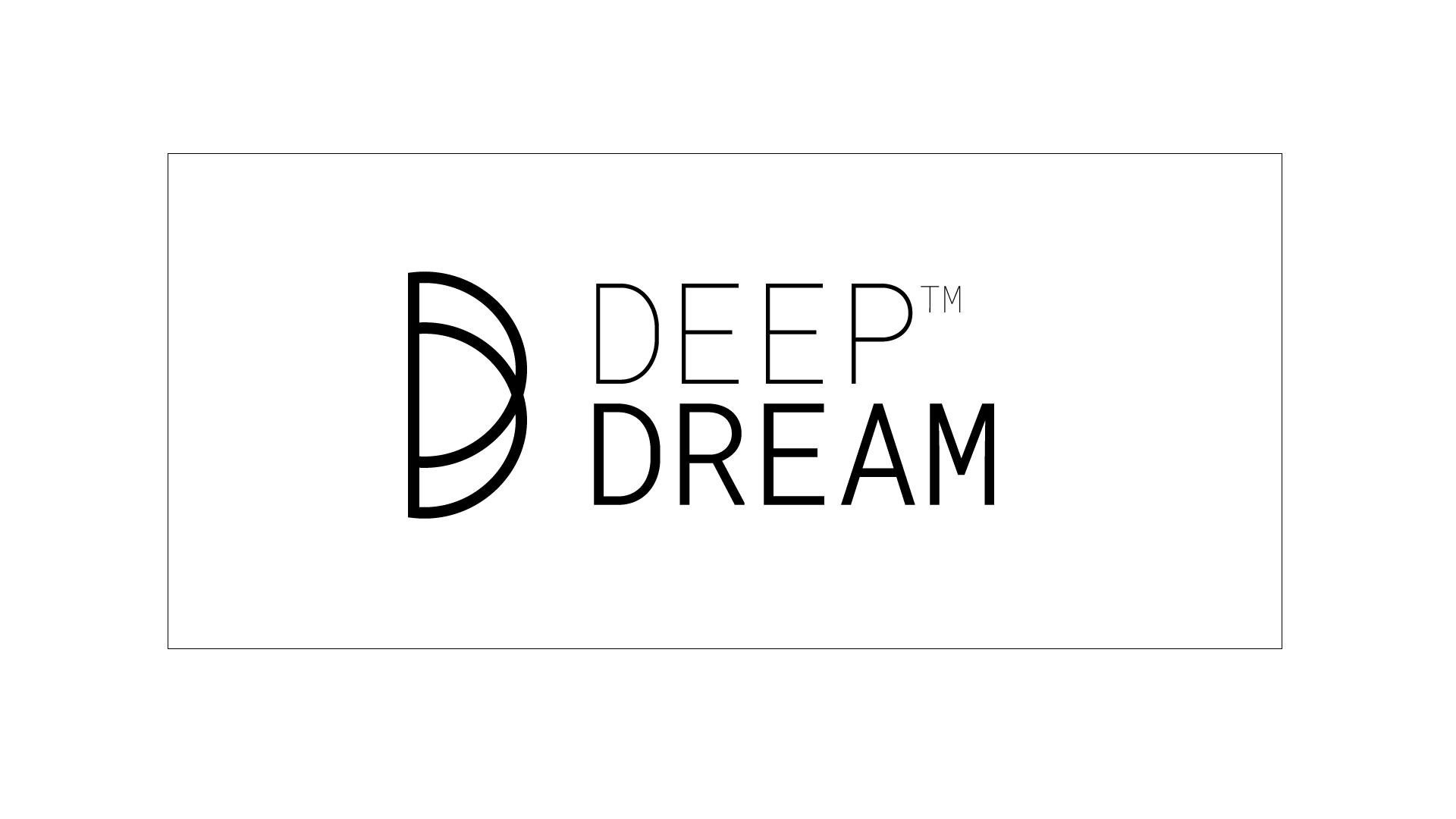 Simple Clean Deep Dream logo black and white branding design logo minimal