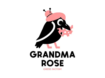 Grandma Rose — cheese factory cheese crown graphic design ill illustration illustrative logo logo