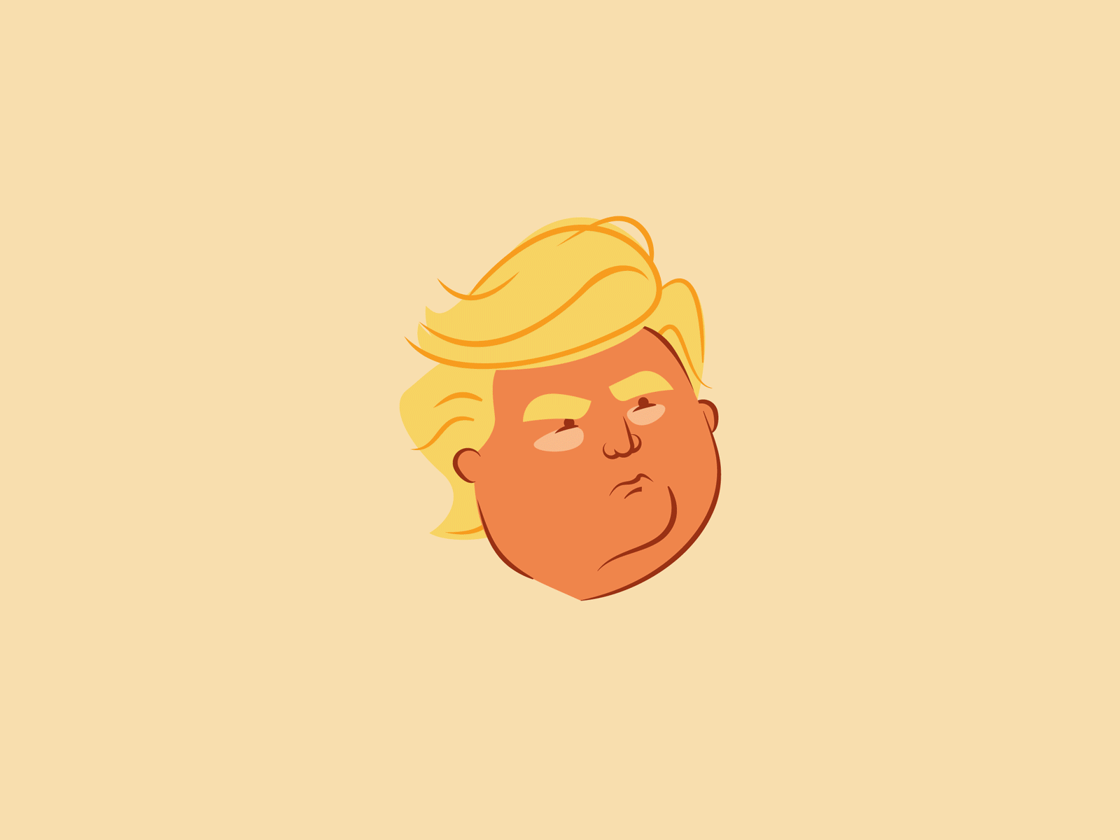 National Wig Day celebrity characterdesign design epic epicagency famous illustration internationalday president trump wig