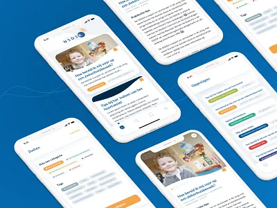 Natuurlijk Communiceren app - overview app article overview articles child children deaf feed hearing hearing aid hospital ios light theme medcare medical news news feed newsfeed overview platform ui