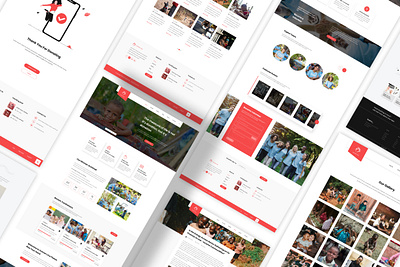 Human Line - Charity Website Figma Template app care charity community concept donate donation hand heart help hope mobile non profit people support template ui web