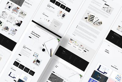 Quatro - Creative Agency Website Figma Template agency clean creative design designer developer graphic minimal mobileapps photography portfolio studio ui ux website