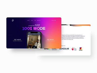 Landing Page - Social Network - Concept app branding design fashion app flatdesign landingpage minimal plaiz plaiz plaiz app plaiz app social network typography web webdesign