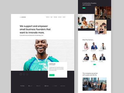 Locaventures - Corporate Business Website business corporate landing page vc venture ventures website