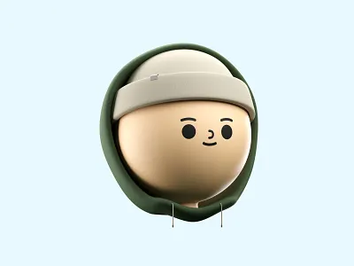 My 3D Avatar! 3d 3d artist 3dillustration avatar cinema 4d cinema4d playful redshift redshift3d shapes simple