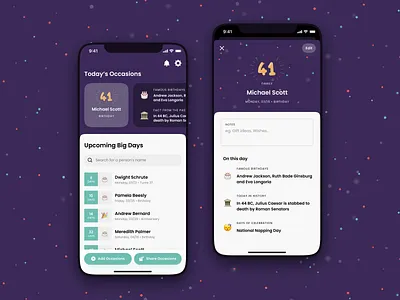 Big Days – Birthday Reminders App android anniversary app birthday celebration clean confetti flutter ios mobile mvp reminder reminders ui ux