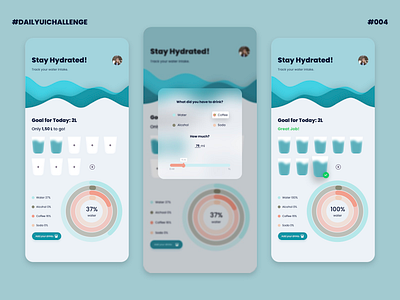 #DailyUI Challenge - Calculator adobe xd app app design daily ui 004 dailyui dailyuichallenge design prompt shot specialty calculator ui ux water app web design