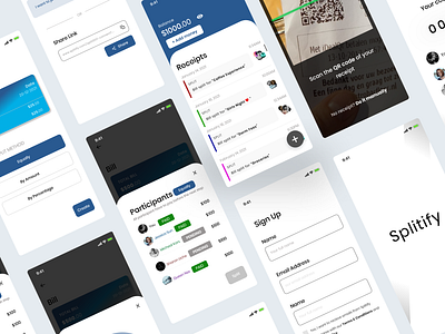 Split Bill App app apps bank design designs figma product design tech ui uidesign uiux