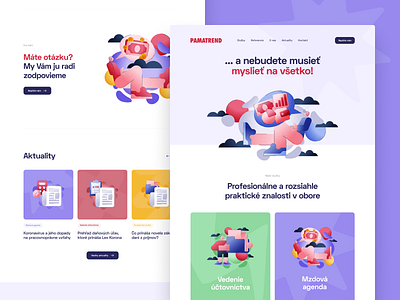 PAMATREND — Homepage b2c branding cms dashboard finance flat illustration product design responsive saas ui uidesign user experience ux uxdesign visual identity web app web apps web design website