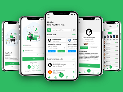 Job Portal App design app design ui