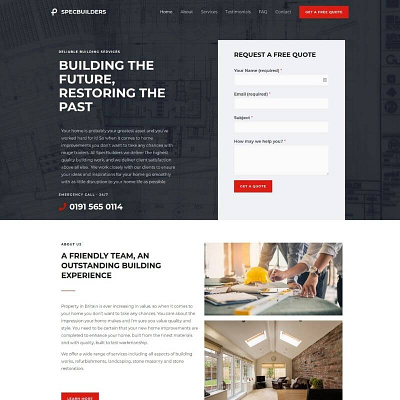 Website Design For Builders branding design graphic design logo logodesign