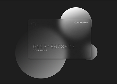 Glass Card card design graphic design illustration mockup mockup design mockup psd