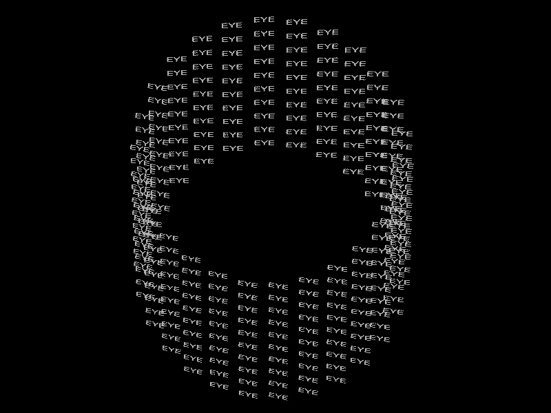 EYE after effects animation kinetic typography motion design typeface typography