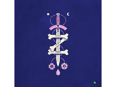 Zelda bones illustraion letter z sword t shirt design tattoo tattoo art z zelda