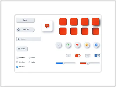 Neomorfizm design neomorfizm