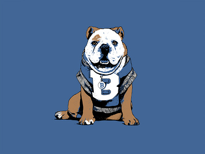 Butler Blue IV basketball blue bulldog butler dog