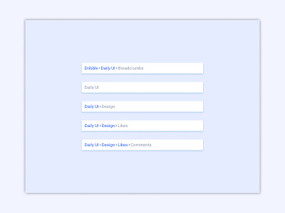 Breadcrumbs 056 breadcrumbs dailyui056 design