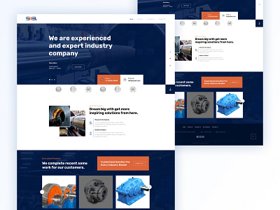 Industrial Manufacturing UX concept design homepage design ui ui ux ui ux design ui ux user uiux webpage design website website concept