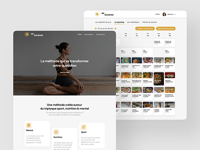 Re/Sources 👟 🍏 🧠 design desktop ergonomy mental mobile nutrition sport ui ux