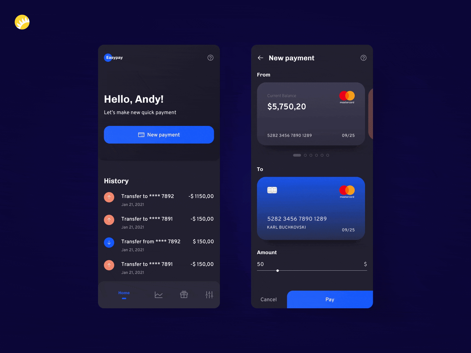 Payment Solution for Business accounting android app app design award winning camera credit card payment design financial app fintech gif animation illustration ios payment scanner transactions ui user experience user interface ux