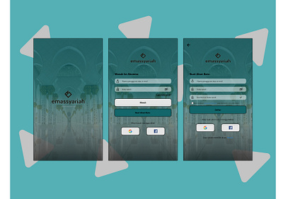 Sign In/Sign Up app design illustration ui
