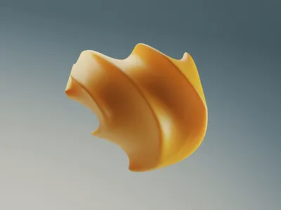 Softness abstract art art experiment loop yellow