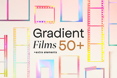 Gradient High Quality Film Frames Kit camera canvapolaroid frame canvapolaroid frame film frame template film frames film framesocial media template film framesocial media template gradient gradient background gradient shapes polaroid texture postcard mockup